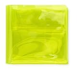 [ aso ] sugata PVC二つ折り財布 コンビニエンス ウォレット 透明 SG-PV238 (イエロー)