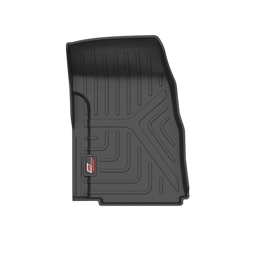 Image of GFX TPV Premium 3D Life Long Car Floor Mats Compatible with Scorpio Classic (2022) Onwards (Manual), Black