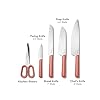 Caraway-5-Piece-Knife-Set-Premium-German-Steel-Blade-Kitchen-Knives-Ergonomic-Handles-No-Microplastics-Perracotta Caraway 5 Piece Knife Set - Premium German Steel Blade Kitchen Knives - Ergonomic Handles - No Microplastics - Perracotta