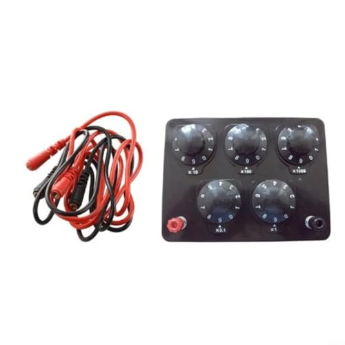 Boîte de résistance décennie réglable 0-99999 Ohm de 1W pour tests