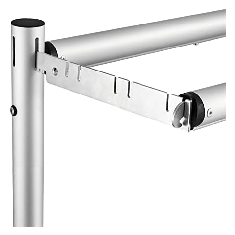 Hecis 9" Double Crossbar Hanger Backdrop Hanger Crossbar Valance Hangers for Pipe and Drape Backdrop Stand Kit(9" Hanger, 2 Pack) Cover