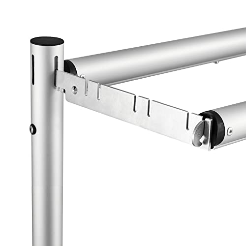 Hecis 9 Double Crossbar Hanger Backdrop Hanger Crossbar Valance Hangers for Pipe and Drape Backdrop Stand Kit(9 Hanger 2 Pack)