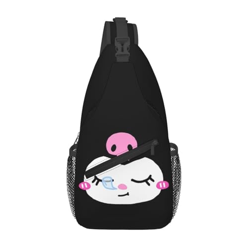 スリングバッグ クロミ かわいい 漫画 ウエストバッグ 軽量 大容量 防水 おしゃれ アニメ 斜めがけバッグ チェストバッグ 登山 旅行 人気 ギフト
