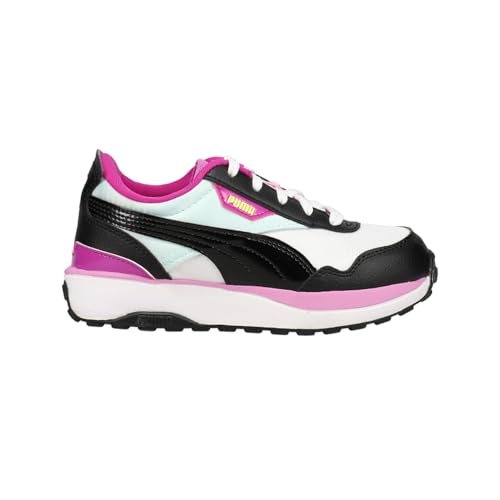 PUMA Toddler Girls Cruise Rider Silky Logo Lace Up Sneakers Shoes Casual - Black