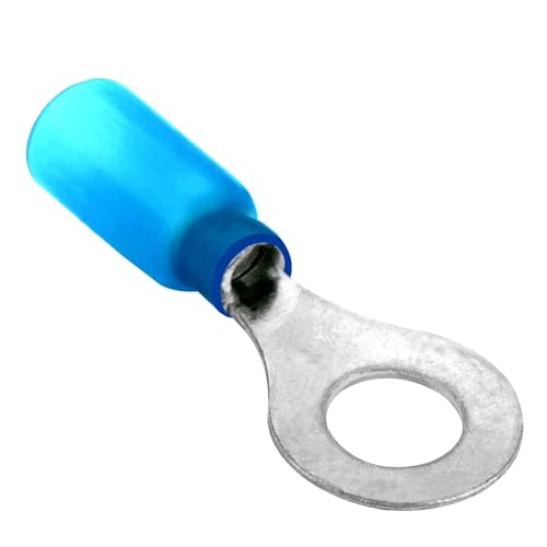 Borne à bague isolée contre humidité Conext Link bleu 16-14 AWG goujon 6,35 mm