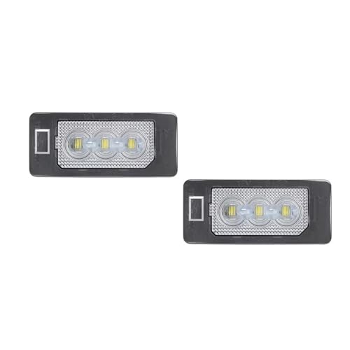 Lámparas placa matrícula LED para Audi A5 S5 TT acabado cristalino dos unidades