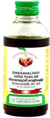 VAIDYARATNAM DINESAVALYADI KERA TAILAM 200 ML (PACK OF 2)
