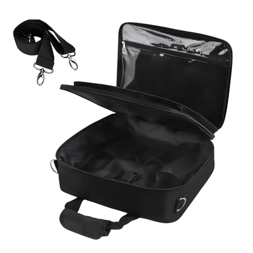 de viaje para , organizadora portátil de tela Oxford, estuche profesional de almacenamiento para secador, cepillo de hierro, peines, peines, organizador de herramientas de viaje