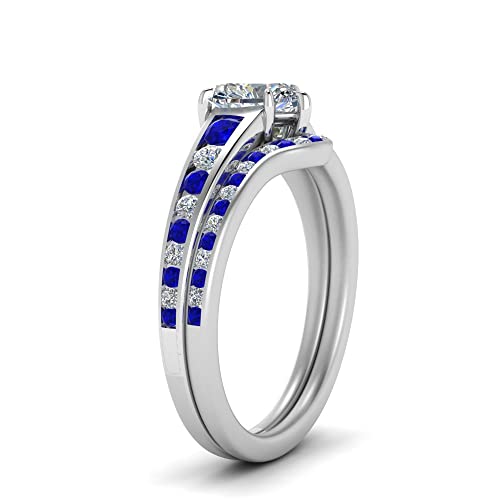 Image of Choose Your Gemstone Graduated Channel Setting Diamond CZ Wedding Sterling Silver Heart Shape Wedding Engagement Birthstone Stackable Ring Size US 4 to 12