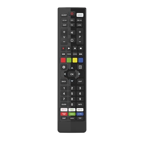 Superior Electronics Replacement Hisense - Telecomando Universale per Tutti i Televisori Hisense - Pronto all’Uso Senza Programmazione - Compatibile con Smart TV - Nero - SUPTRB028