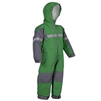 OAKI Rain and Trail Suits - The Ultimate Kids & Toddler Rain Suit for Boys & Girls - Perfect Muddy Buddy Rain Overalls Toddler - Tough & Durable Rain Suits Forest Green, 6-7