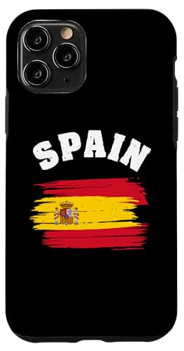 Spain National Flag Country Pride Roots Vintage Gift �X�}�z�P�[�X iPhone 11 Pro �p