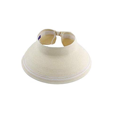 Visera de Paja de Verano YY-11-Crema Cover