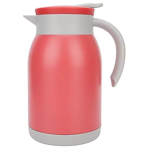 QiruIXinXi Thermal Vacuum Jug, Stainless Steel Tea Pot with 900ml Large Capacity, Insulated Coffee Jugfor Household Commercial Use Cover
