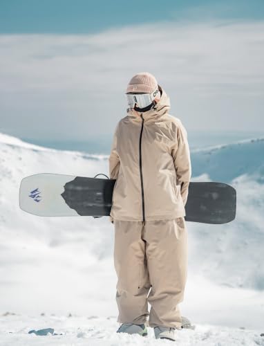 Image of GSOU SNOW Mens Womens Snow Pants Baggy Snowboard Ski Pants Waterproof