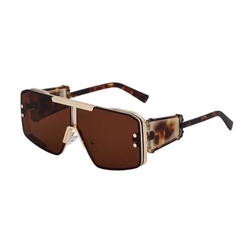 MUTYNE Lunettes de soleil de luxe surdimensionnées vintage pour homme et femme