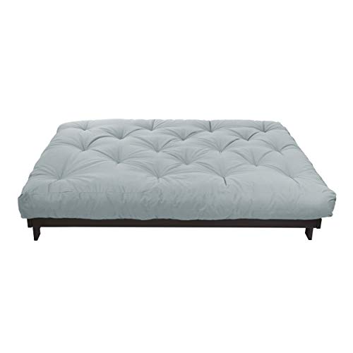 Trupedic X Mozaic - 8 Inch Full Size Gel Memory Foam Futon Mattress (Frame Not Included) | Basic Slate Gray | Great For Kid's Rooms Or Guest Areas - Many Color Options #TOP3