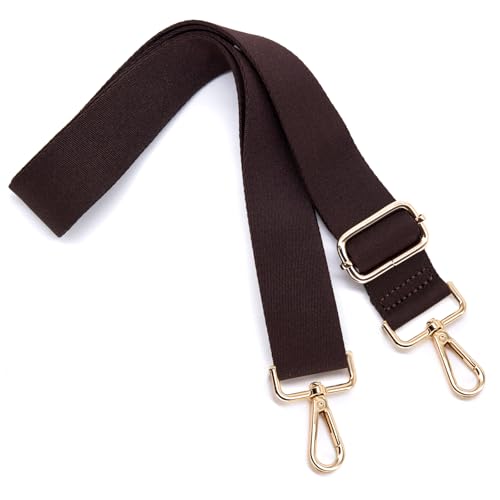 Image of S&loyoe Thickened Solid Color Purse Straps Replacement Crossbody Bag Strap Adjustable Wide Guitar Straps for Handbags 1.5inch