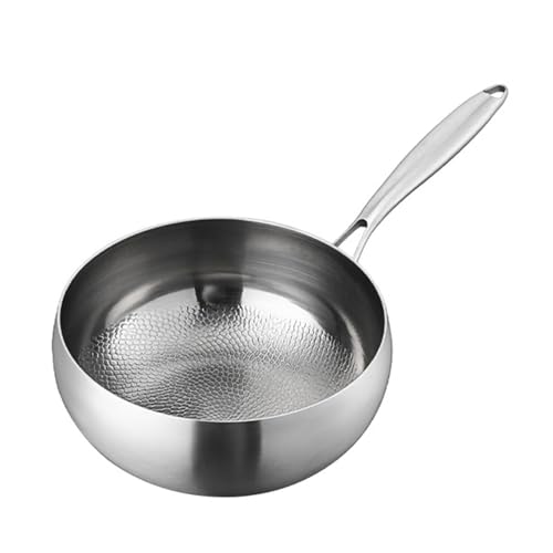 Wok de titanio con base plana 10 in