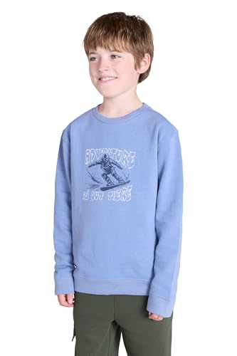 Mountain Warehouse Crew Neck Kids Sweatshirt Light Blue Kids Size 11-12 Years