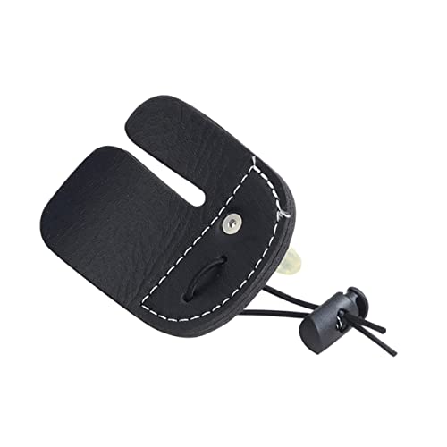 KESYOO Leather Bowstring Finger Guard Archery Finger Tab Professional Archery Gear