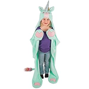 Fin Fun Wearable Hooded Blanket for Kids – Kids Wearable Blanket Hoodie – For Boys & Girls