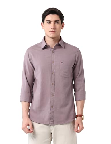 Image of AD by Arvind Modern Slim Fit Solid Shirt