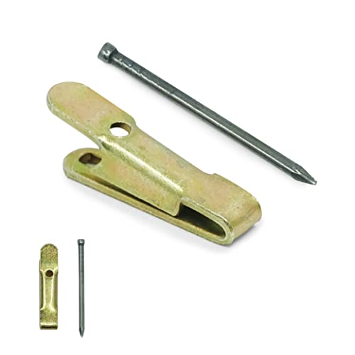Image of PHS Small Wall Buddies Picture Hangers Replacement Hook and Nail Set - Heavy Duty 30 lb Picture Hanging Kit for Drywall Plaster Wood - 5 Pack Frame Hanging Hardware