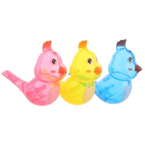 BCOATH 3個 の笛 おもちゃのwhi パーティーホイッスル小道具 キッズ用水笛 楽器の笛 ポータブル小型ホイッスル の汽笛 笛の小道具 携帯用水笛 キッドホイッスル プラスチック