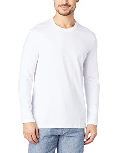 Camiseta manga longa regular World, Hering, Masculino, Branco, G