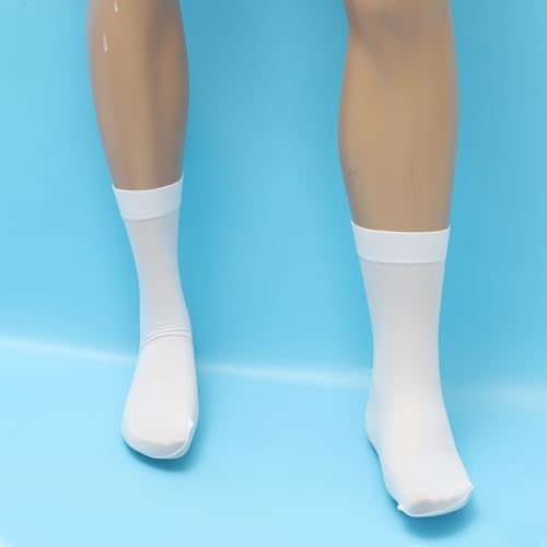 Men Stretchy Mid-calf Socks Casual Stockings Business Dress Socks4