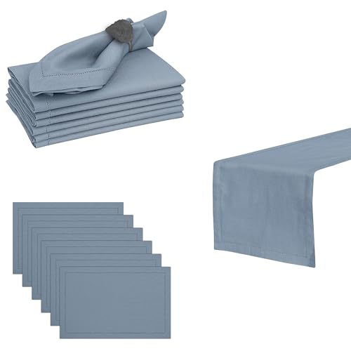 Pack de 6 servilletas de tela cuadradas Ruvanti 20x20 pulg. miniatura 1