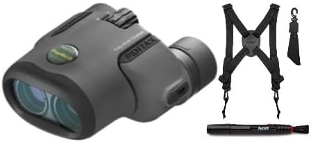 Pentax Papilio II 6.5x21 Binoculars Bundle