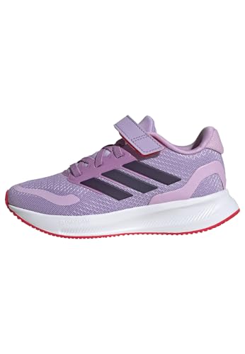 Image of adidas Kids' Marvel Run Falcon 5 Elastic Lace & Strap Shoe