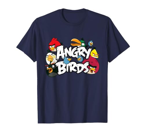 Angry Birds Classic T-Shirt, Men, Navy Blue, 4X-Large