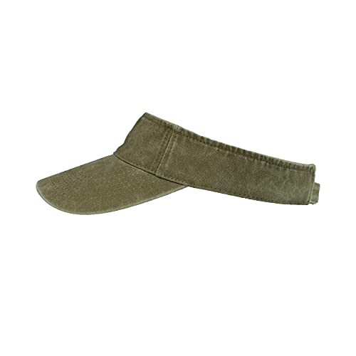 Image of HH HOFNEN Sports Sun Visor Hats Cotton Twill Ball Adjustable Sun Caps for Men Women