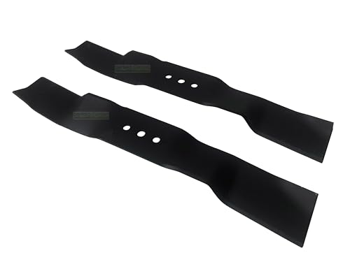 perfektGarten Lot de 2 lames de paillage pour tondeuse à gazon de 43 cm compatibles avec Husqvarna McCulloch Jonsered 5810835-01 581083501