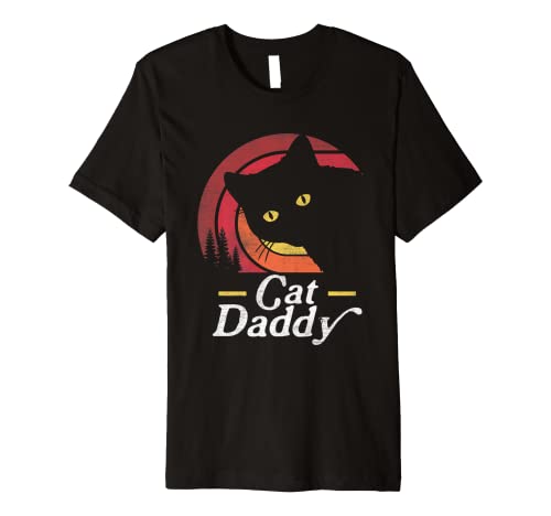 Best Cat Dad Ever tee Funny Cat Daddy Father's Day Premium T-Shirt