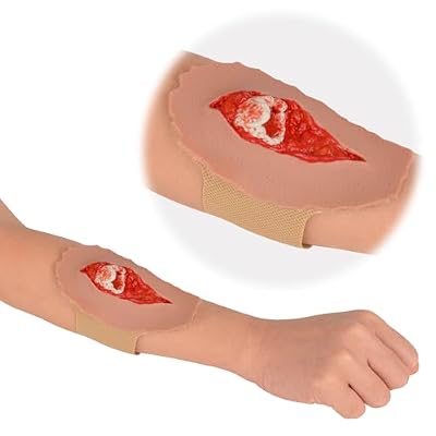 Open Fracture Wound Packing Trainer, Wound Dressing Training Model, Second Degree