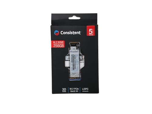 Consistent 256GB NVMe PCIe M.2 SSD 2280, 3D NAND with SLC Cache, Up to 2200MB/s, 5 Years Warranty - Image 4