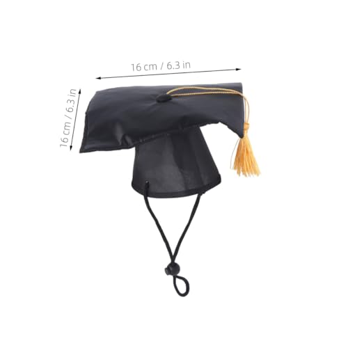 Sombrero de Graduación para Perro FRCOLOR Talla L miniatura 4