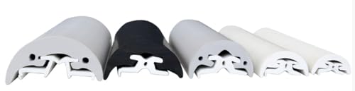 Défense de quai Radial PVC noir 32 mm Tessilmare amortisseur de chocs marins
