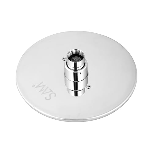 Image of SAM Shower Slim High Pressure Rainfall Showerhead Without Arm for bathroom (Collar Square, 4 * 4)