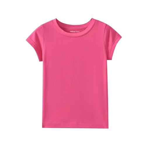 Girls T-Shirt Short Sleeve Tee Shirt Round Neck Casual Daily T Shirts Tee