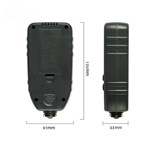 Medidor digital de espesor para recubrimiento de pinturas en hierro y aluminio con alta precisión miniatura 3