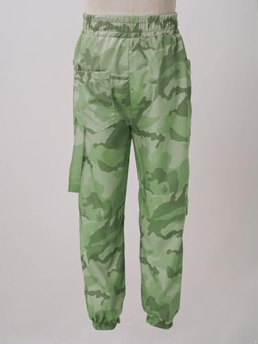 Loyan Big Boys' Casual Jogging Trousers Pull-On Outdoor Sweatpants Elastic Waist Cargo Jogger Pants3