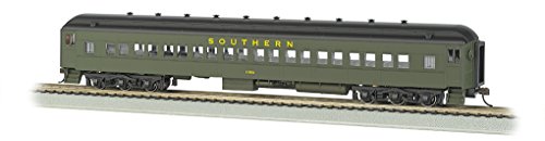 Bachmann Industries Ho Scale Southern #1050 72' Heavyweight Coach Car with Lighted Interior