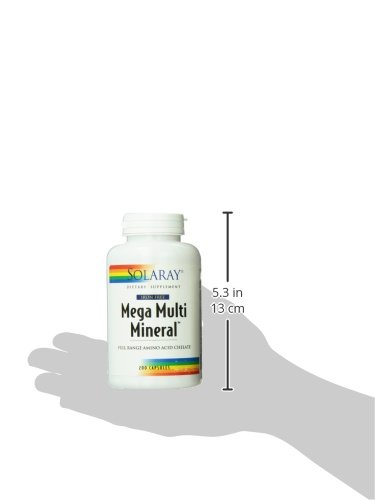 SOLARAY Mega Multi Mineral Iron-free (200 Capsules)