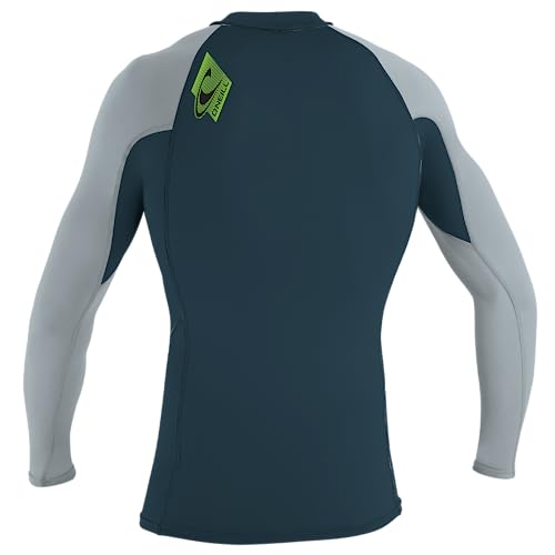Image of O'Neill Youth Premium Skins Long Sleeve Rashguard, UPF 50+ Sun and Rash Protection, Buttery Soft Tight Fit