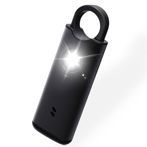 Personal Safety Alarm with Loud Alarm, Strobe Light, and Keyring